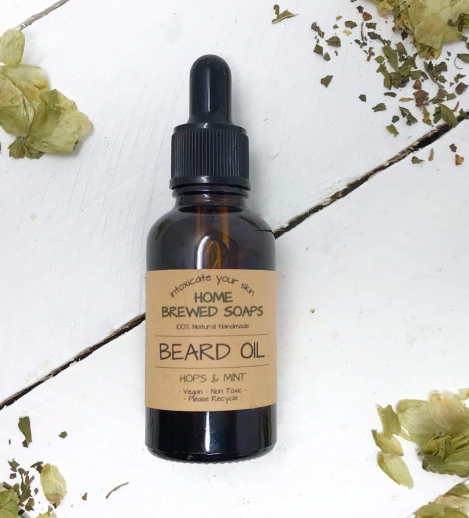 Beard Oil – Hops & Mint من Home Brewed Soaps زيت تكثيف اللحية