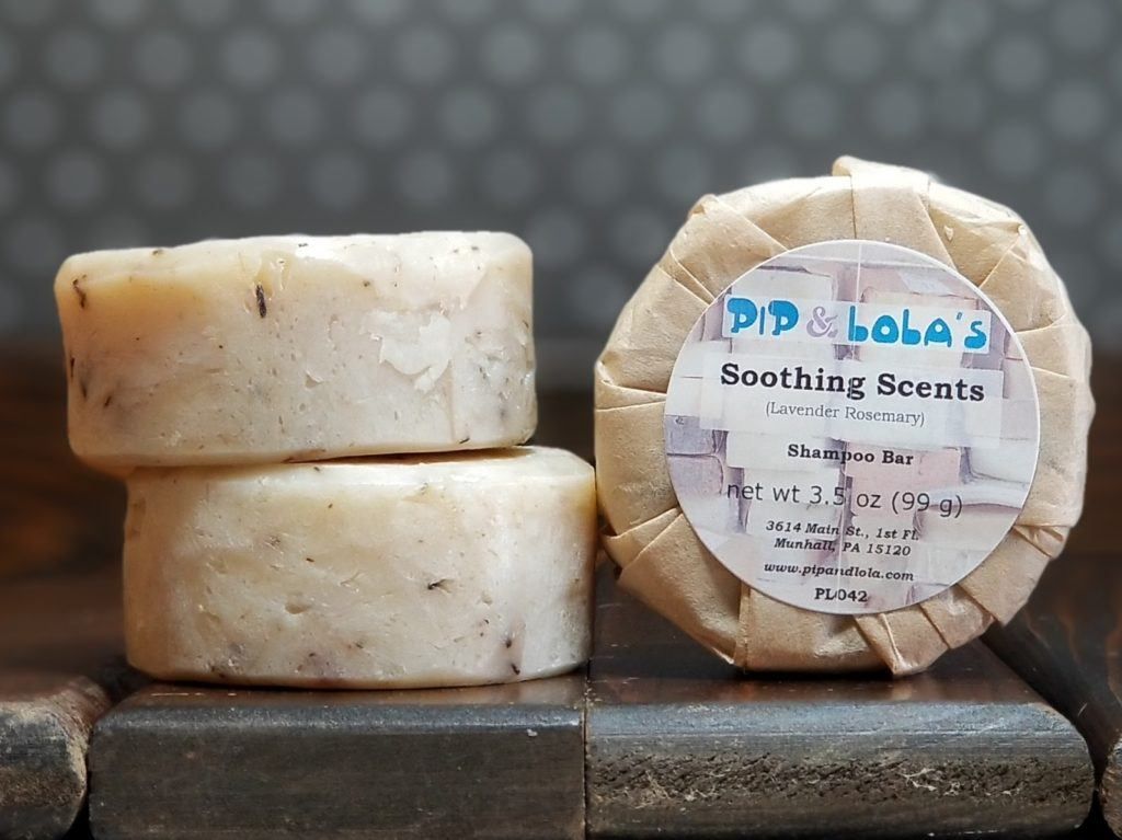 قالب غسول الشعر  SOOTHING SCENTS باللافندر والروزماري من PIP & LOLA’S