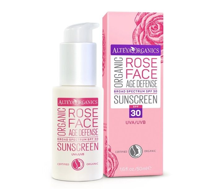 مستحضر Organic Rose Face Sunscreen