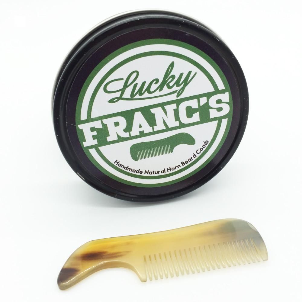فرشاة اللحية Beard Comb- Pocket Sized Handmade Horn من Lucky-francs