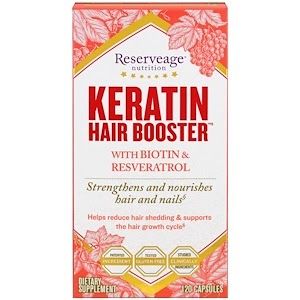 مكمل الكيراتين Keratin Hair Booster من Reserveage Nutrition