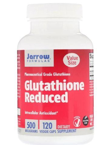 كبسولات الجلوتاثيون Glutathione Reduced من Jarrow Foemulas