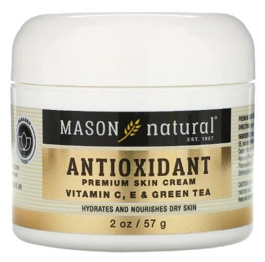 كريم البشرة المضاد للأكسدة بخلاصة الشاي الأخضر من Mason Natural