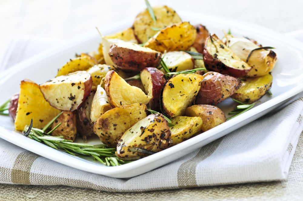 البطاطس والخضروات النشوية لزيادة الوزن