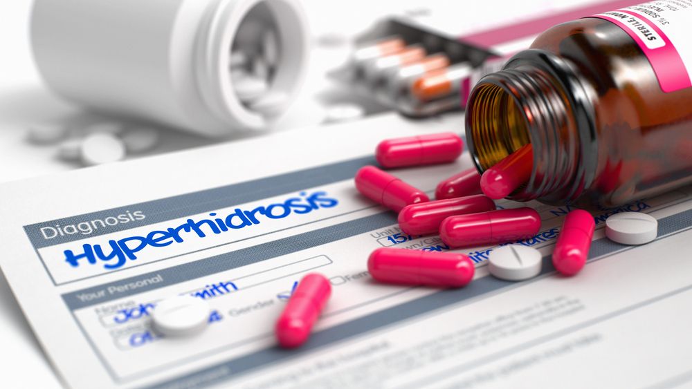 أدوية مضادات الكولين ( Anticholinergic drugs )  لازالة التعرق