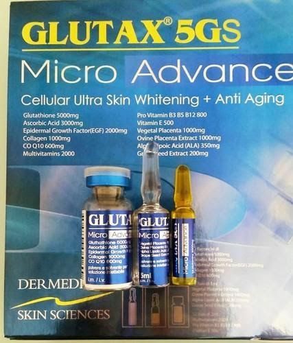 حقن تفتيح الجسم جلوتاكس ميكرو أدفانس الإيطالية Glutax 5GS Micro Advance