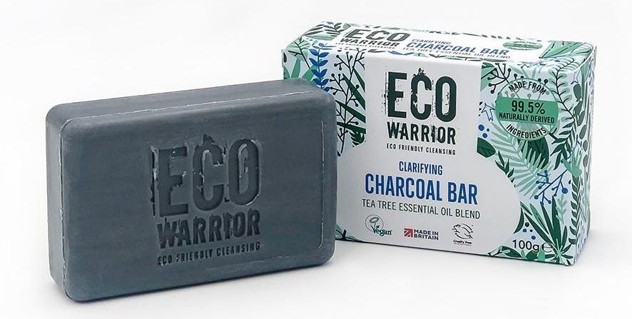 قالب الفحم إيكو واريور Eco Warrior Charcoal Bar من ليتيل سوب Little Soap