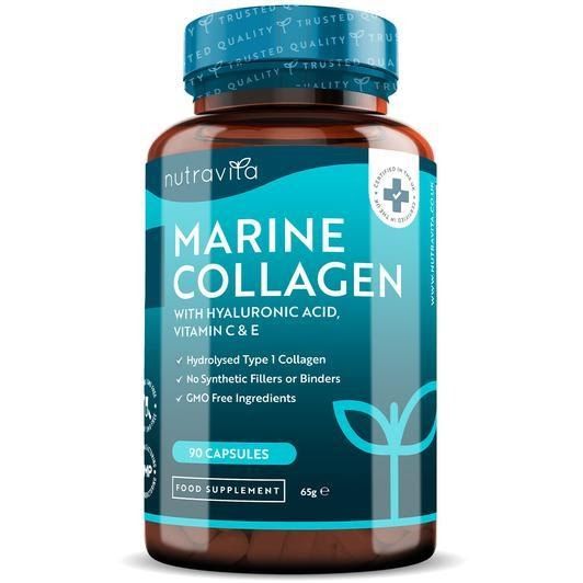 كبسولات كولاجين للبشرة Hydrolysed Marine Collagen