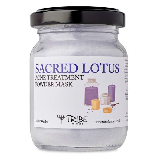 الماسك المسحوق ساكريد لوتس معالج حب الشباب Sacred Lotus Acne Treatment Powder Mask من تريب سكين كير TRIBE Skincare