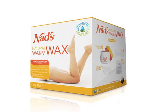 شمع نادز الطبيعي الدافئ لإزالة شعر الجسم NAD’S Natural Hair Removal Warm Body Wax