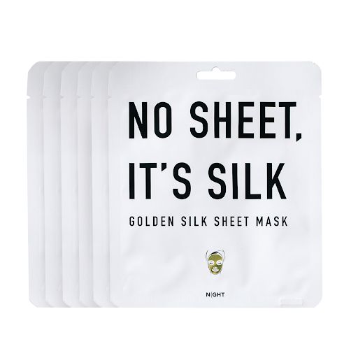 رقاقات ماسك جولدن سيلك Golden Silk Sheet Masks من ديسكفر نايت Discover Night
