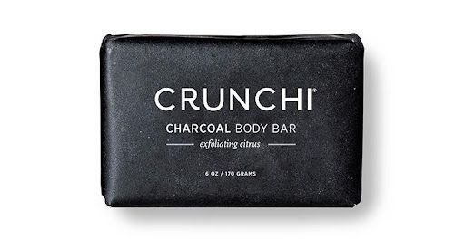 قالب عناية الجسم بالفحم Charcoal Body Bar من كرونشي Crunchi