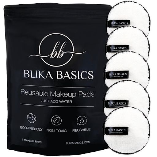 وسائد إزالة المكياج بليكا باسيكس القابلة لإعادة الاستعمال Reusable Makeup Remover Pads by Blika Basics
