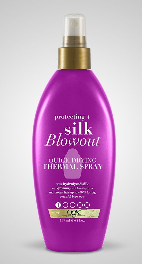 بخاخ لحماية الشعر من الحرارة بلو أوت من أو جي إكس Ogx Silk Blowout