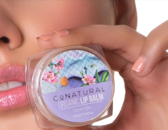 بلسم الشفاه العضوي باللافندر Organic Lavender Lip Balm من كوناتشورال Conatural