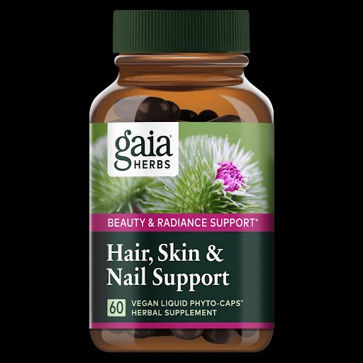 داعم الشعر والجلد والأظافر Hair, Skin & Nail Support من جايا هيربس Gaia Herbs