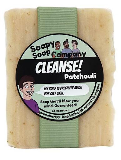 كلينس - قالب صابون الباتشولي Cleanse - Patchouli Bar Soap من سوابي سوب Soapy Soap