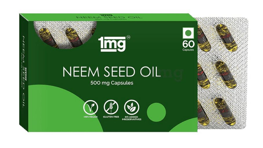 مُكمل زيت بذور النيم Neem Seed Oil من تاتا 1مجم Tata 1mg