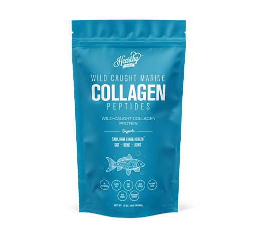 مسحوق الكولاجين البحري البري الممتاز Premium Wild Caught Marine Collagen Powder من هيرثي فودز Hearthy Foods