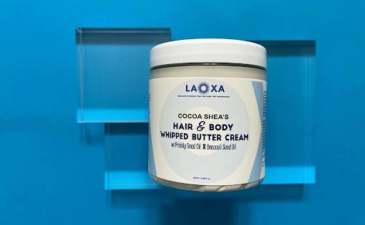 لاوكسا - كريم زبدة الجسم والشعر بالكاكاو Laoxa - Cocoa Shea's Hair & Body Whipped Butter Cream
