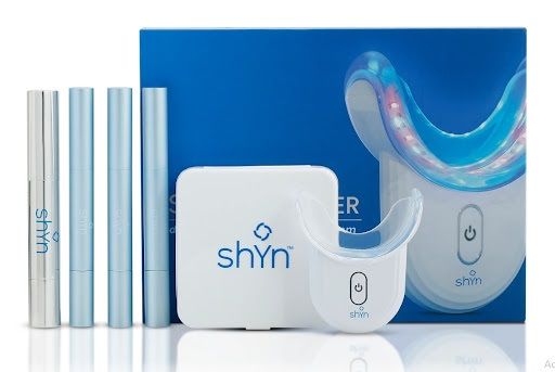 نظام تبييض الأسنان بتقنية (ليد) + القلم الإضافي من Shyn